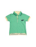 Tricou polo pentru copii verde si galben NDZ7316 - Magazin online - Boutique